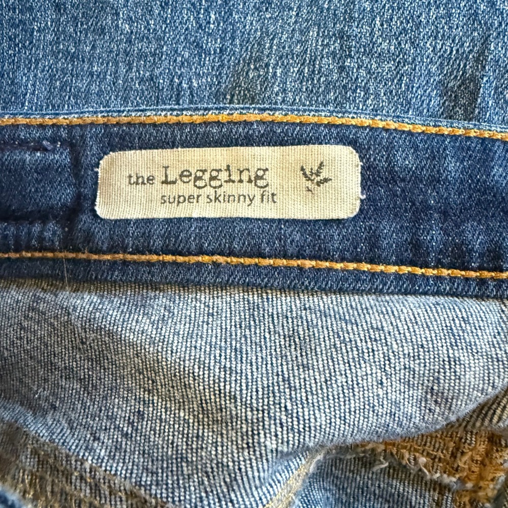 AG Adriano Goldschmied The Legging Super Skinny 28 Blue Excellent Jeans HOT! - Picture 4 of 14